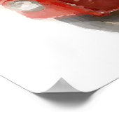 Poster Pop Art Red London Bus (Coin)