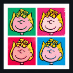 Poster Pop Art Sally | Mod pour vous Motif<br><div class="desc">Jetez un oeil à ce design super mignon avec Sally dans un motif pop art amusant.</div>