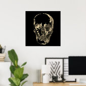 Poster Pop Art Sepia Black Retro (Bureau à domicile)