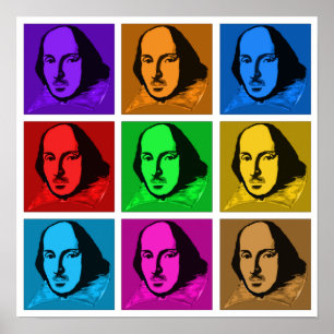 Poster Pop Art Shakespeare
