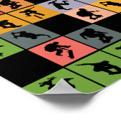 Poster Pop Art Skateboarders Collage (Coin)