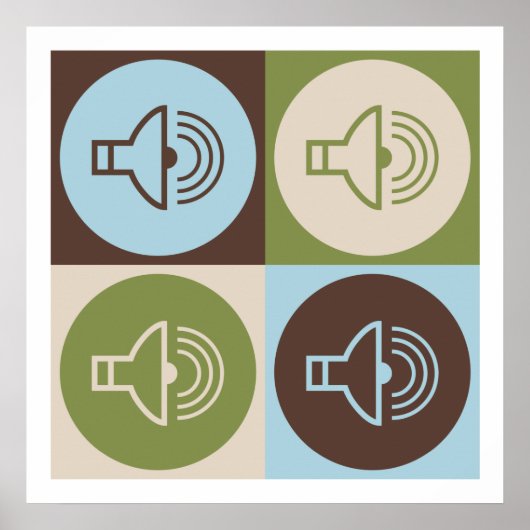 Poster Pop Art Sound (Devant)