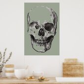 Poster Pop Art Style Crâne (Cuisine)