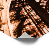 Poster Pop Art Tour Eiffel Paris Romance City (Coin)