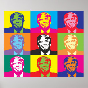 Poster Pop Art Trump