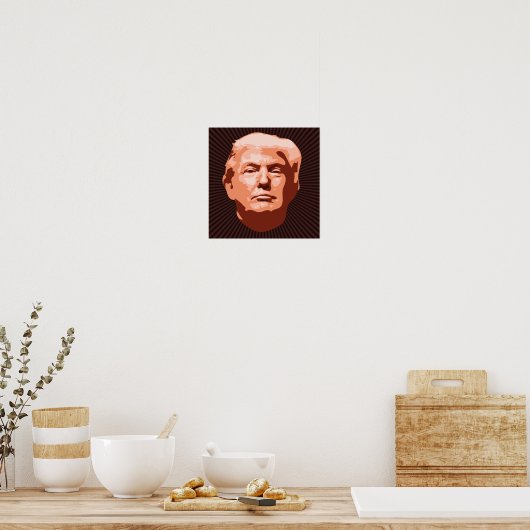 Poster Pop Art Trump (Cuisine)