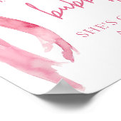 Poster Pop Bow Pop The Bubbly Elle obtient un Hubby Sign (Coin)