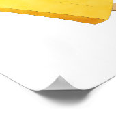 Poster Pop de glace jaune, vert citron et vert (Coin)