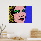 Poster Pop Girl (Cuisine)