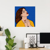 Poster Pop Grrl pré-Raph (Bureau à domicile)