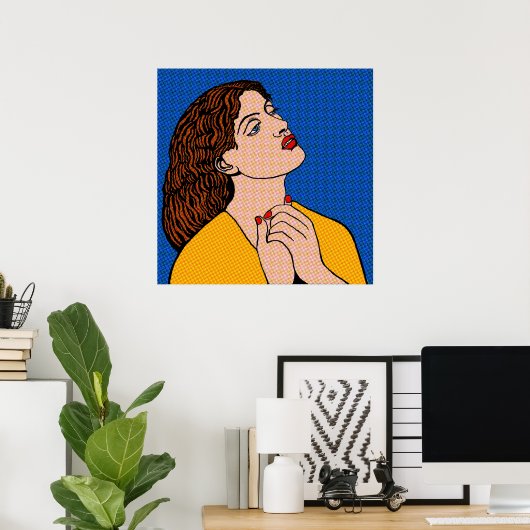 Poster Pop Grrl pré-Raph (Bureau à domicile)