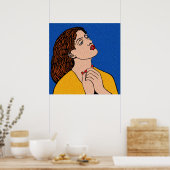 Poster Pop Grrl pré-Raph (Cuisine)