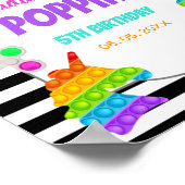 Poster Pop It Toy Anniversaire Pop On Fidget Push Bienven (Coin)