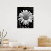 Poster pop marguerite (Cuisine)