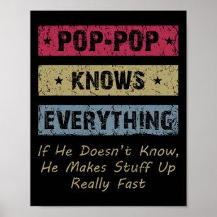 Poster Pop-pop sait tout s'il ne sait pas; t connaître po