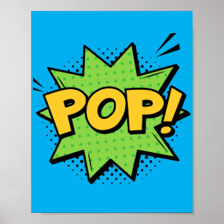 Poster Pop ! Une comique Pop Art vibrante