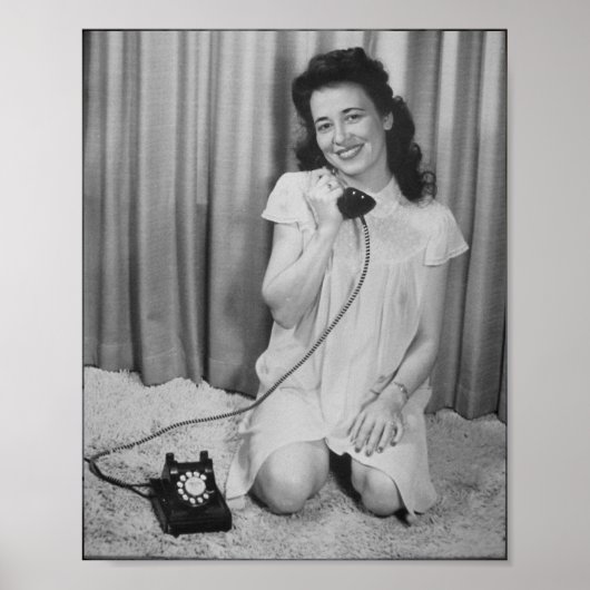 Poster  pop-upmeisjesfoto (Voorkant)