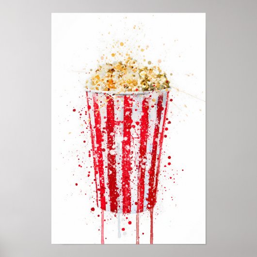 Poster Popcorn (Devant)