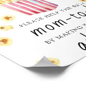 Poster Popcorn - Aidez le "Maman-to-Be" occupé (Coin)