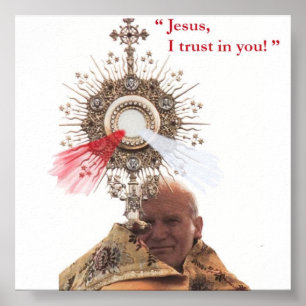 Poster Pope John Paul II print