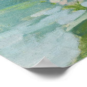 Poster Poplaires Cultivant près d'un cours d'eau (Coin)