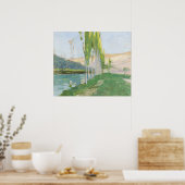 Poster Poplaires Cultivant près d'un cours d'eau (Cuisine)