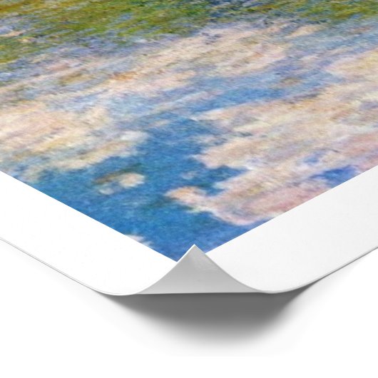 Poster Poplars Sur L'Epte Par Claude Monet (Coin)