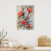 Poster Poppies (Cuisine)