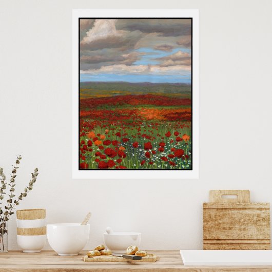 Poster Poppies de montagne (Cuisine)