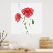 Poster Poppies de printemps (Cuisine)