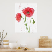 Poster Poppies de printemps (Cuisine)