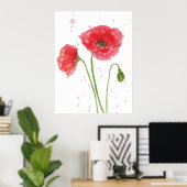 Poster Poppies de printemps (Bureau à domicile)