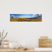 Poster Poppies d'or mexicaines - Franklin Mountains (Cuisine)