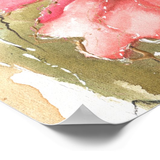 Poster Poppies douces I (Coin)