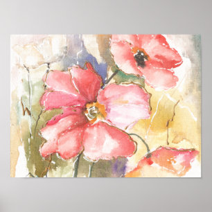 Poster Poppies douces I