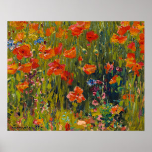 Poster Poppies Robert Vonnoh