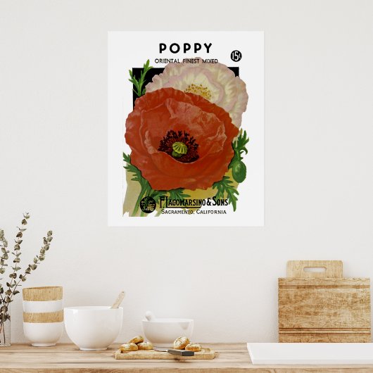 Poster Poppy (Cuisine)