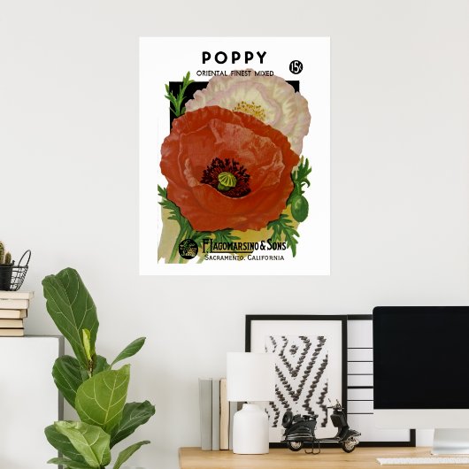 Poster Poppy (Bureau à domicile)