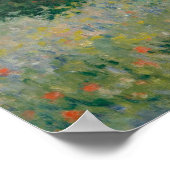 Poster Poppy Fields near Argenteuil by Claude Monet (Coin)