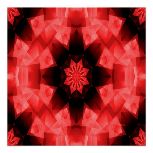 Poster Poppy Red Star.. (Devant)