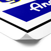 Poster Pop's Diner Retro Restaurant Imprimer (Coin)