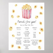 Poster Popscorer Premier anniversaire Jalon Anniversaire (Devant)