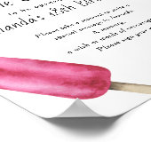 Poster Popsicle Time Capsule 1er anniversaire sans sexe (Coin)