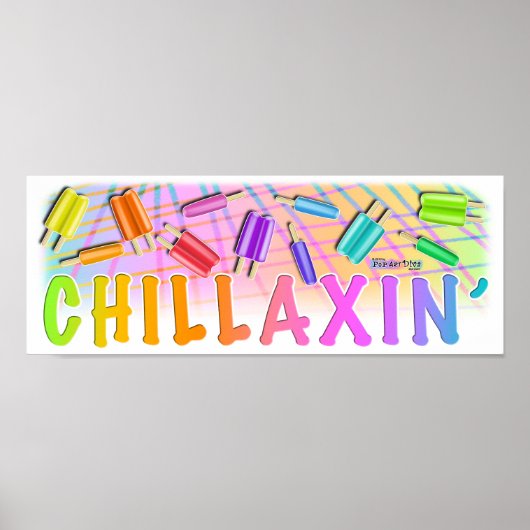 POSTER POPSICLES POP ART (Devant)
