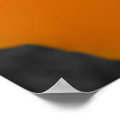 Poster Populaire orange avec BW (Coin)