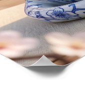 Poster Porcelain Cat Tea Garden (Coin)