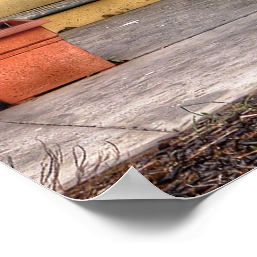 Poster Porche - Maison 109 (Coin)