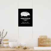 Poster Porkatarian Porkatarian Antique Pig Bacon Lover (Cuisine)