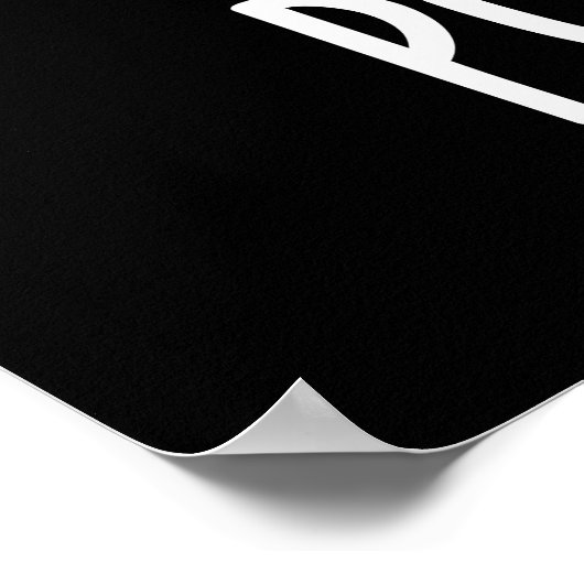 Poster Porkcorn Funny Popcorn Pun Dark BG (Coin)