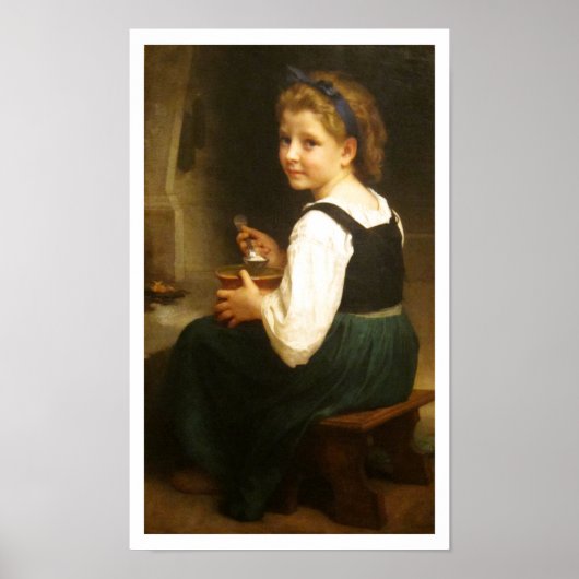 Poster Porridge, William-Adolphe Bouguereau (Devant)